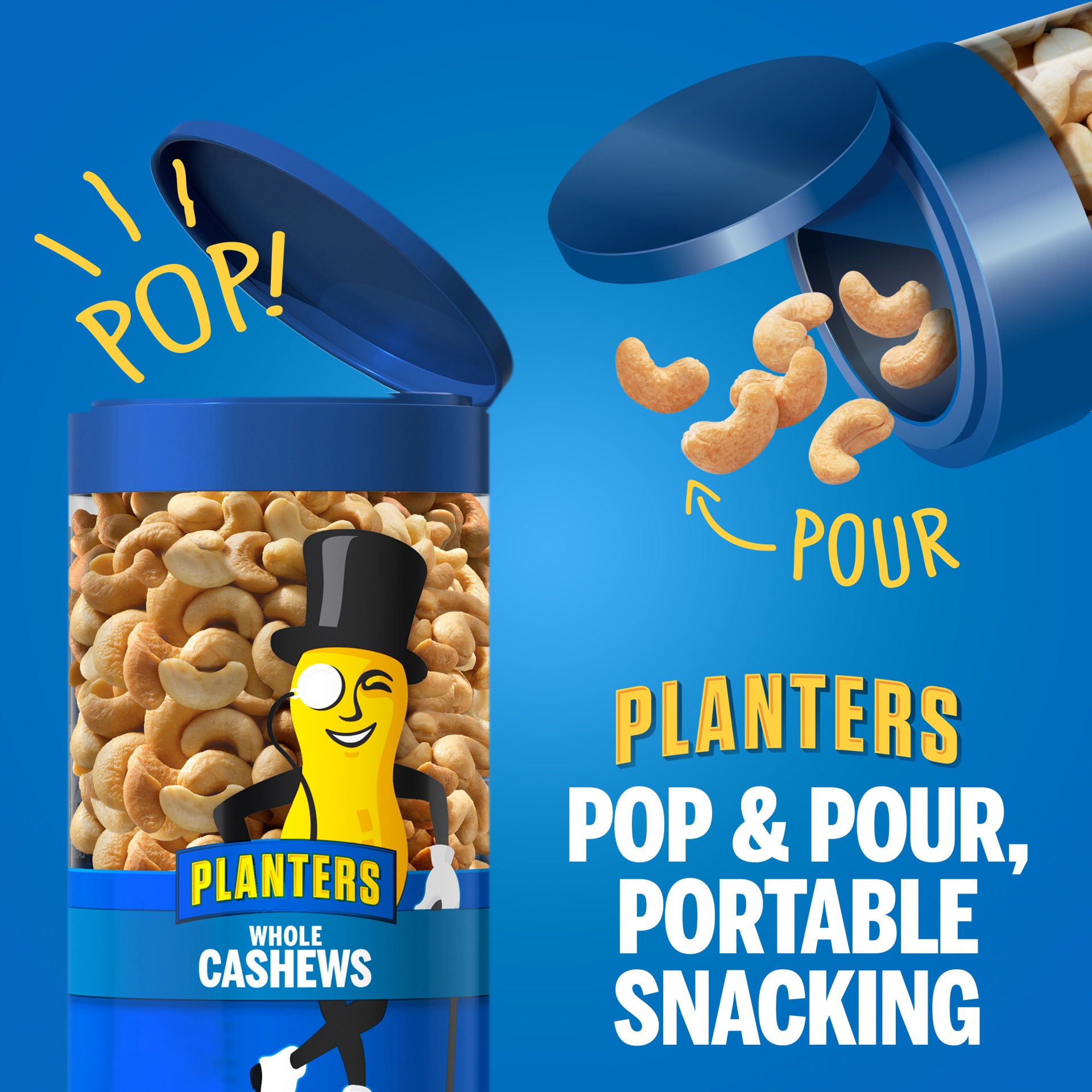 slide 9 of 14, Planters Whole Salted Cashews 6.5 oz, 6.5 oz