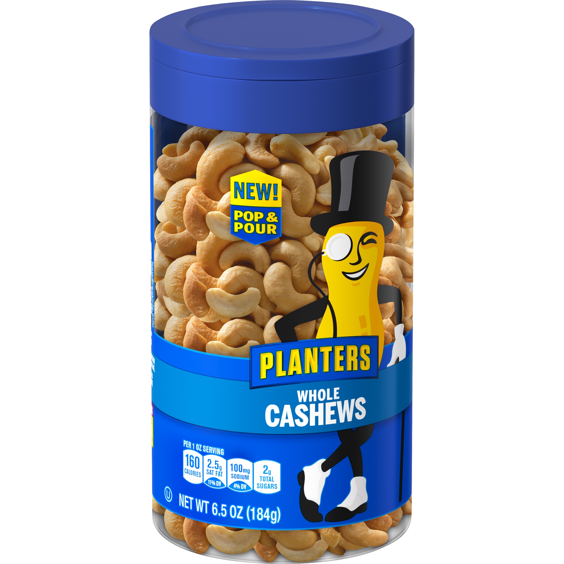 slide 12 of 14, Planters Whole Salted Cashews 6.5 oz, 6.5 oz