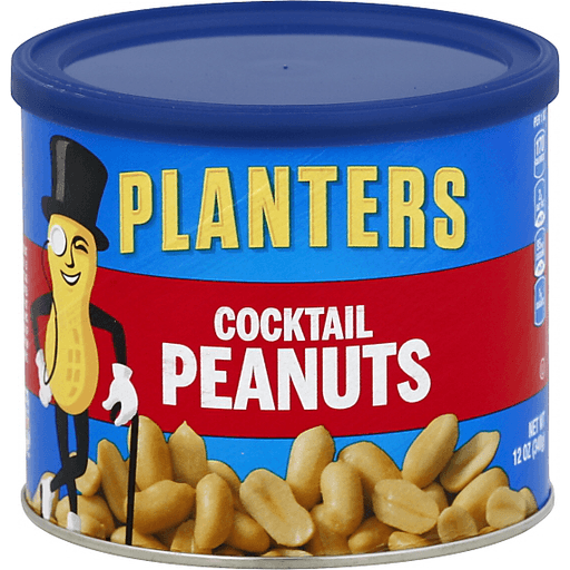 slide 3 of 6, Planters Salted Cocktail Peanuts 12 oz, 12 oz