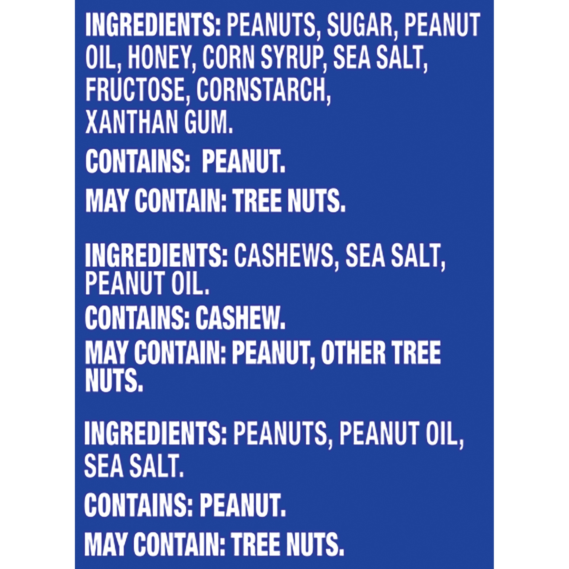 slide 8 of 15, Planters Salted Cashews, Salted Peanuts & Honey Roasted Peanuts Variety Pack Packs, 24 ct