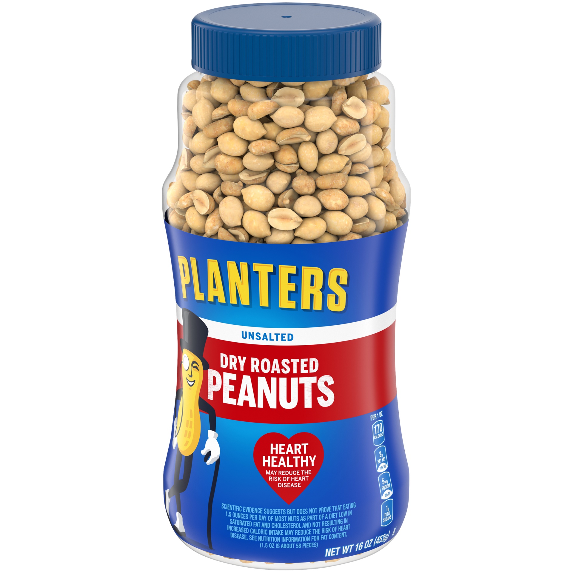 slide 10 of 13, Planters Dry Roasted Unsalted Peanuts 16 oz, 16 oz