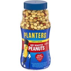 Planters Heart Healthy Lightly Salted Dry Roasted Peanuts