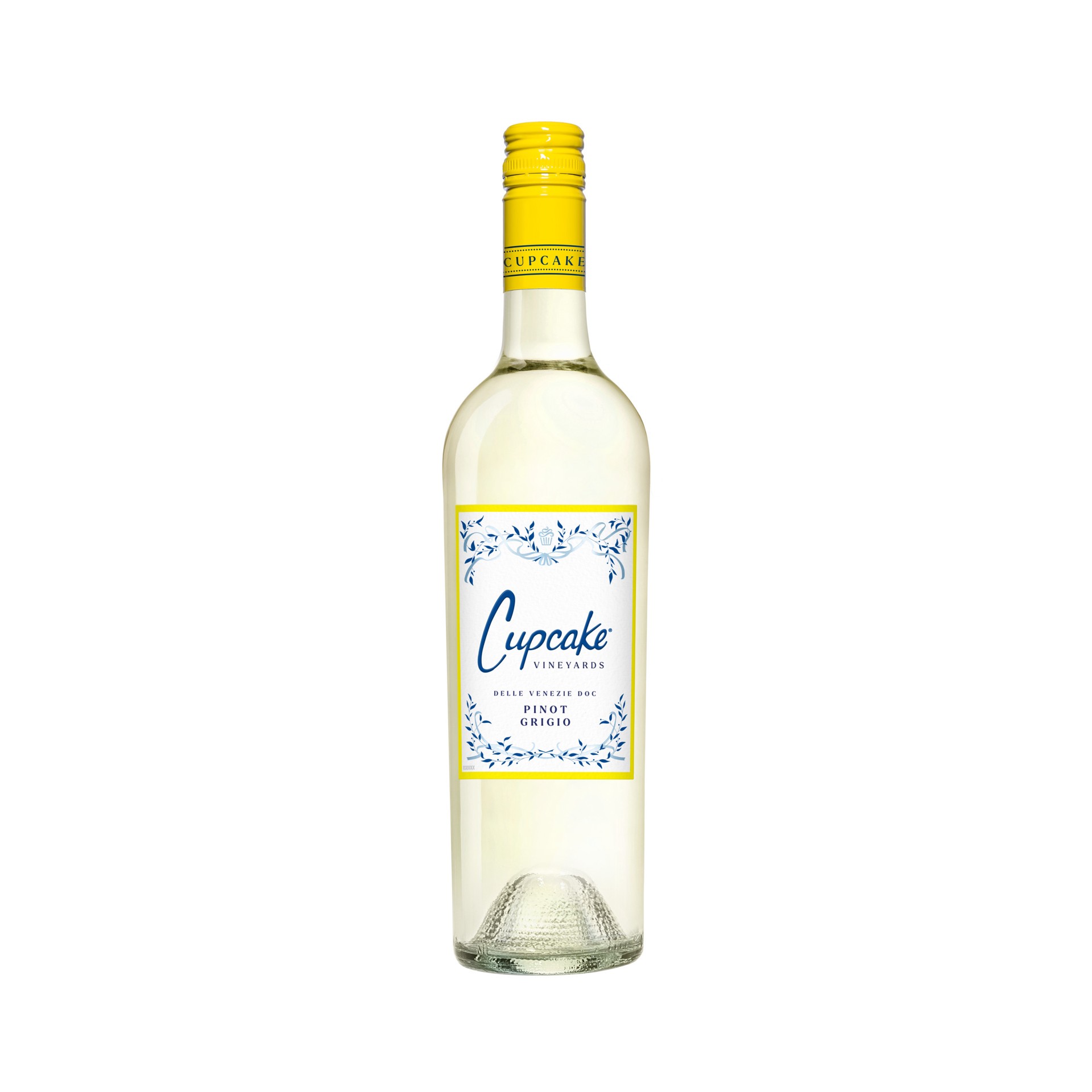 slide 1 of 5, Cupcake Pinot Grigio, White Wine, Delle Venezie D.O.C., Italy 2019, 1 ct, 750ml Bottle, 750 ml