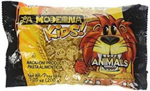 slide 1 of 1, La Moderna Animal Pasta Kids, 7 oz