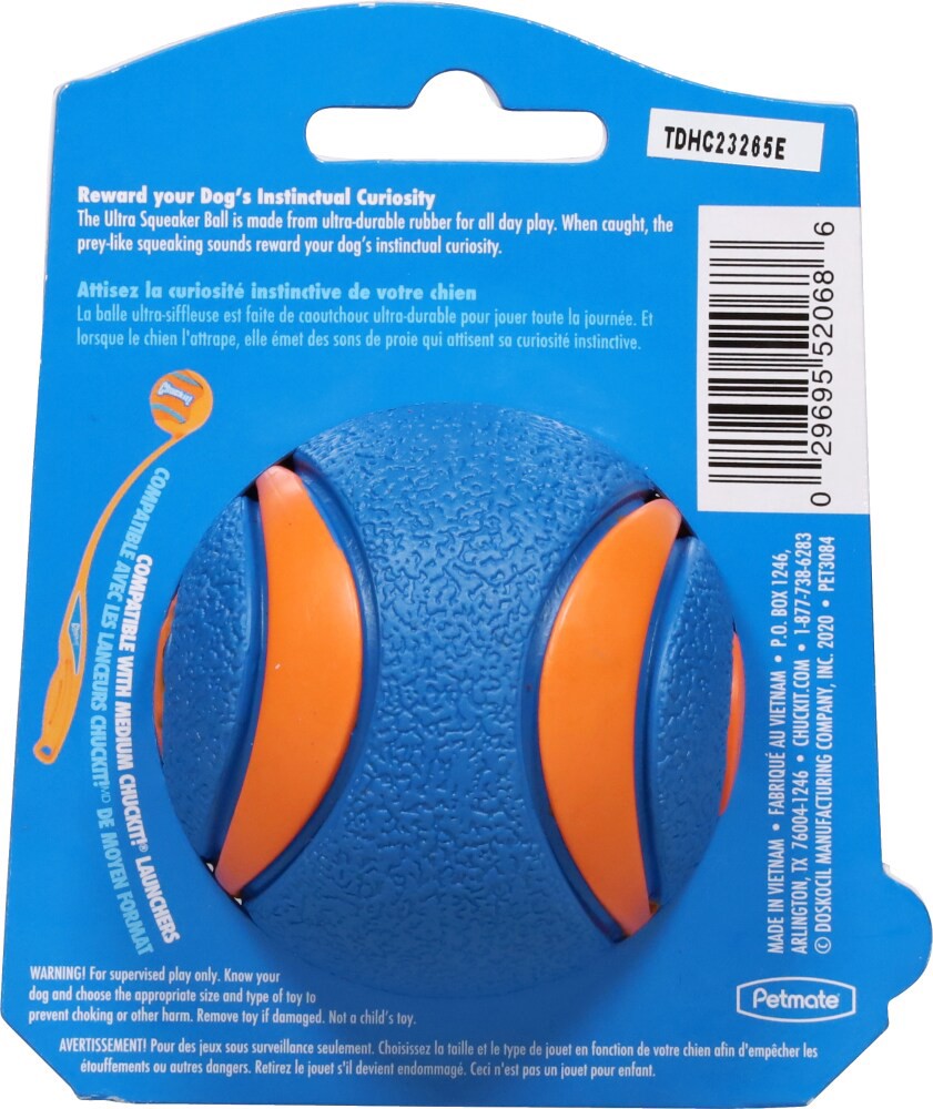 slide 3 of 3, Chuckit! Ultra Squeaker Medium Dog Toy, 1 ct
