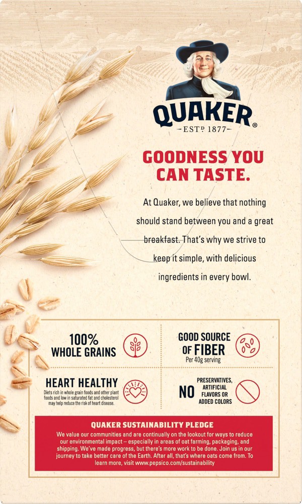slide 2 of 4, Quaker Instant Oatmeal, Original, 10 ct
