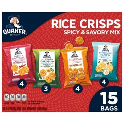 Quaker Rice Crisps Spicy & Savory Mp 10 Oz
