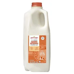 Giant Eagle 1% Lowfat Cultured Buttermilk - 64 oz