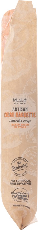 slide 3 of 5, Giant Eagle Bakery Baguette Bread, Demi Baguette, 1 ct