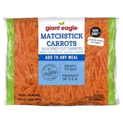 Giant Eagle Carrots, Matchstick, Julienned Cut