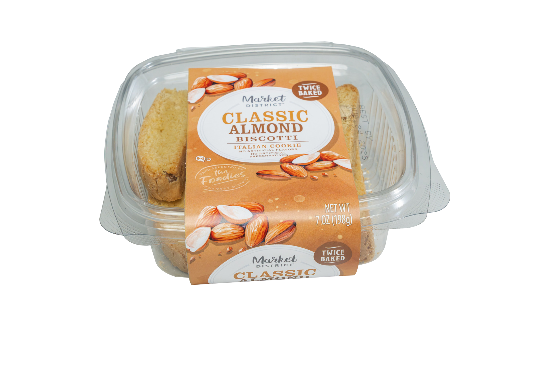 slide 2 of 2, Market District Classic Almond Biscotti, 7 oz