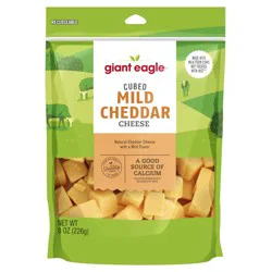 Giant Eagle Mild Cheddar Cheese Cubes