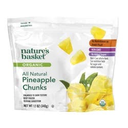 Nature's Basket Pineapple Chunks, Organic