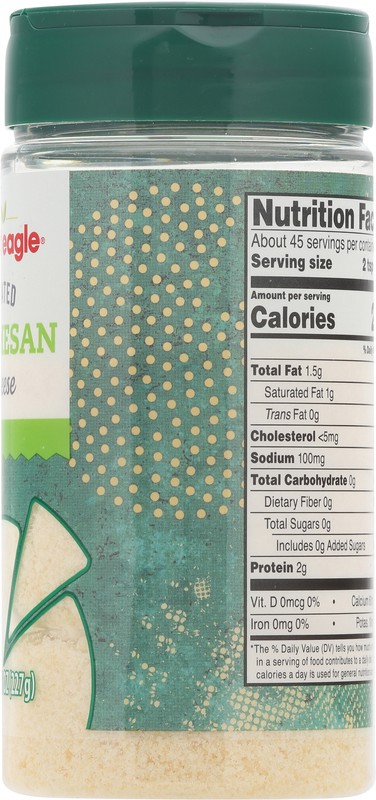 slide 3 of 5, Giant Eagle Grated Parmesan Cheese, 8 oz