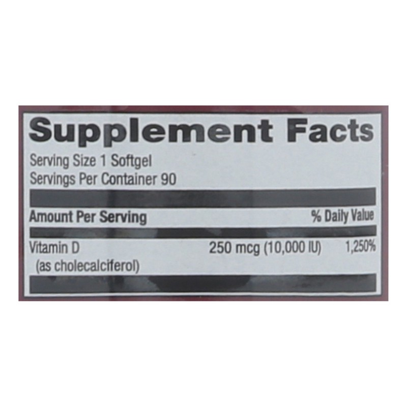 slide 4 of 5, Nature's Basket D3 10000Iu, 90 bc