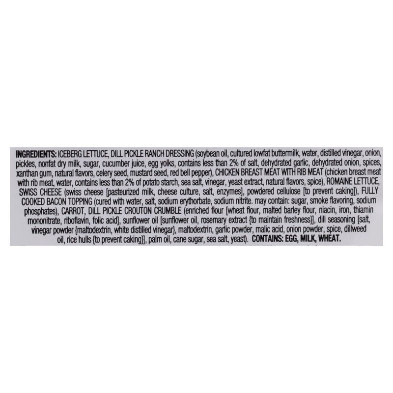 slide 2 of 5, Giant Eagle Salad Bowl, Dill Pickle Crunch, With Chicken & Bacon, 6.15 oz