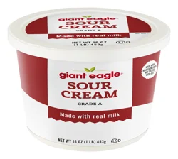 Giant Eagle Sour Cream, Grade A
