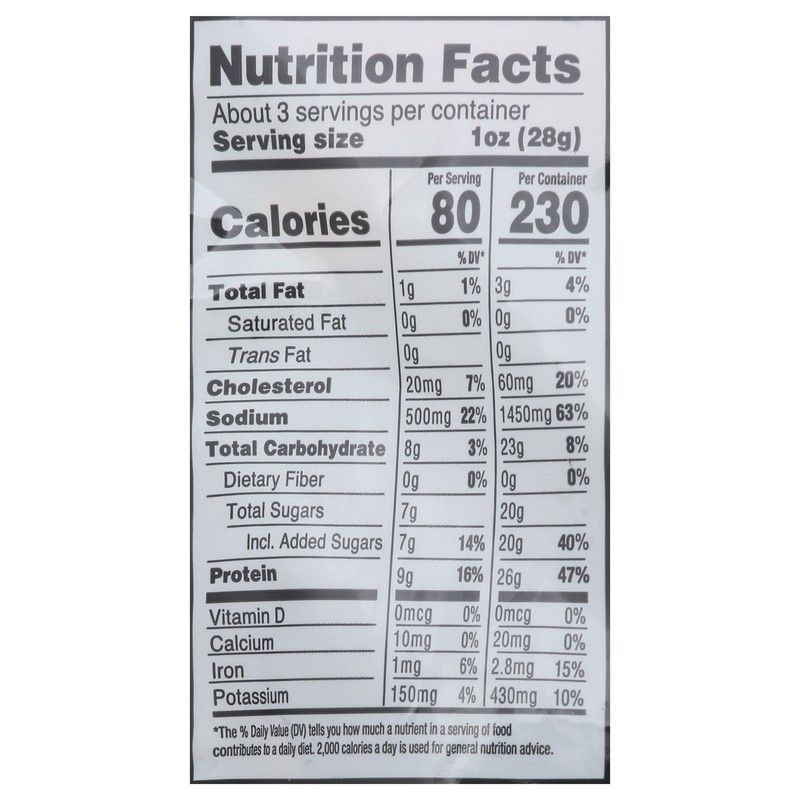 slide 3 of 5, GetGo All Natural Peppered Beef Jerky 2.85 oz, 2.85 oz