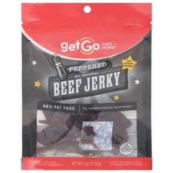 GetGo All Natural Peppered Beef Jerky 2.85 oz