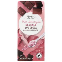 Market District 54% Cocoa Pink Himalayan Sea Salt Dark Chocolate