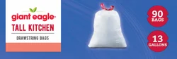 Giant Eagle Trash Bags, 13 Gallon, 90 Count