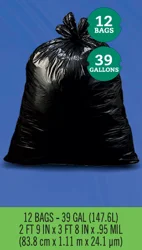 Giant Eagle Trash Lawn/Leaf Bags, 39-Gallon