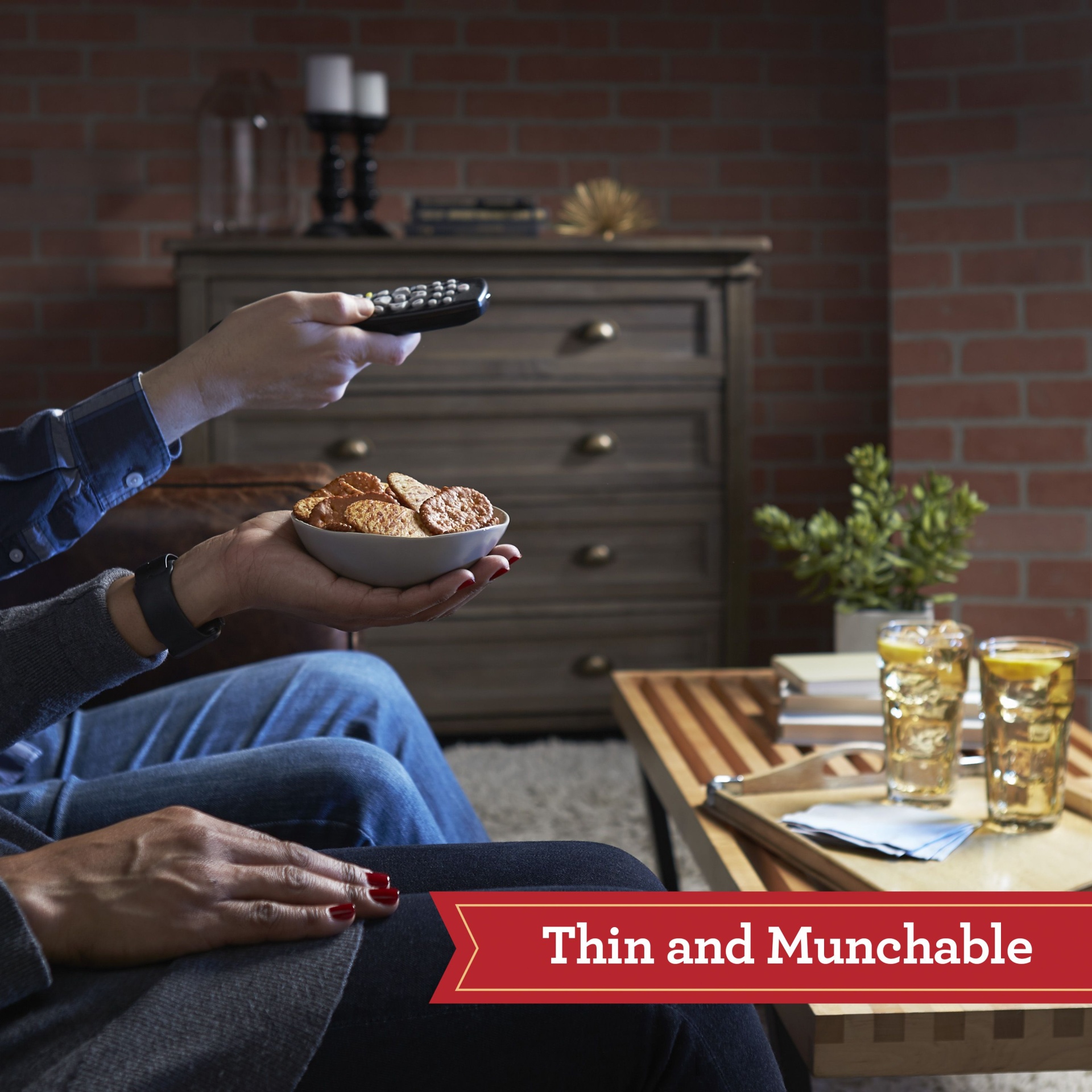 slide 4 of 7, Town House FlipSides Oven Baked Crackers, Lunch Snacks, Snack Crackers, Original, 9.2oz Box, 1 Box, 9.2 oz