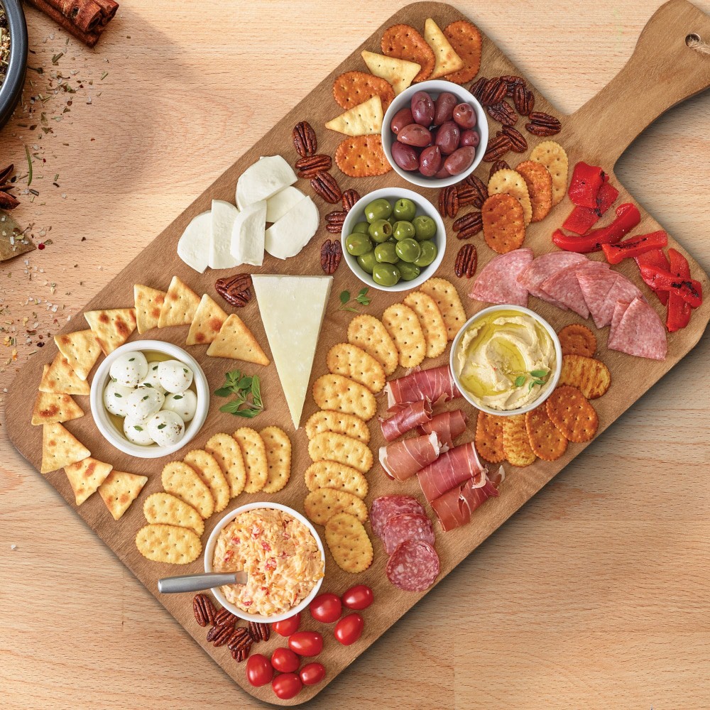 slide 4 of 6, Town House FlipSides Original Oven Baked Crackers, 9.2 oz