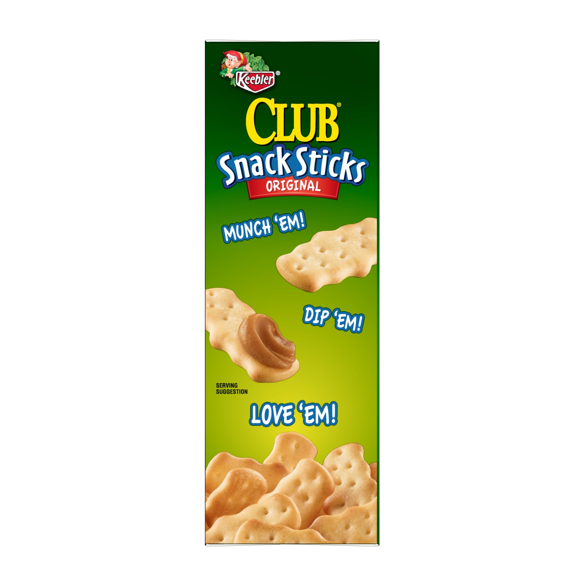 slide 5 of 7, Keebler Club Snack Sticks Crackers Original, 11 oz