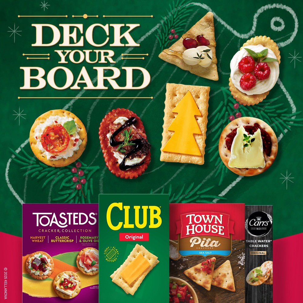 slide 5 of 6, Town House Snowmen Crackers Original, 11 oz