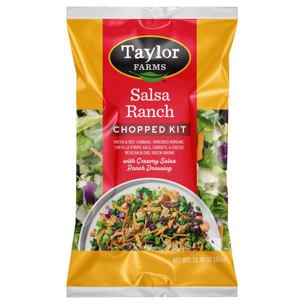 slide 2 of 2, Taylor Farms Salsa Ranch Chopped Salad Kit, 12.45 oz