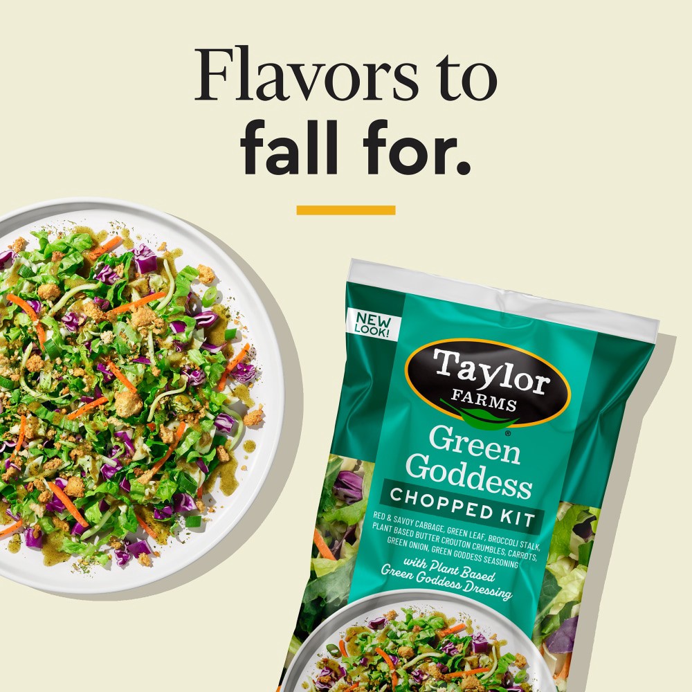 slide 3 of 6, Taylor Farms Green Goddess Chopped Salad Kit, 11.57 oz