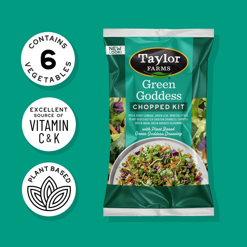 slide 4 of 5, Taylor Farms Green Goddess Chopped Salad Kit, 11.57 oz