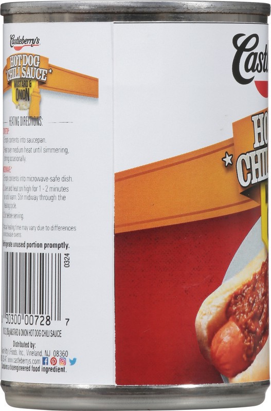 slide 2 of 5, Castleberry's Hot Dog Mustard & Onion Chili Sauce 10 oz, 10 oz