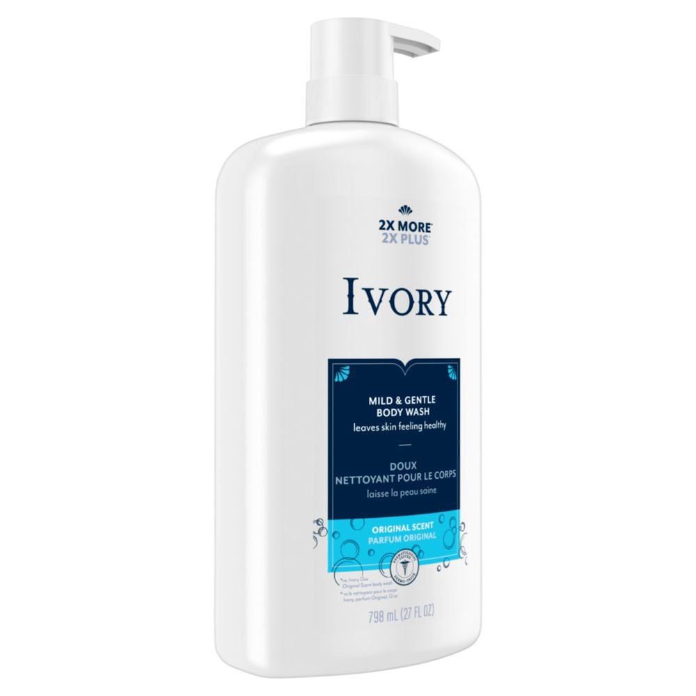 slide 2 of 4, Ivory Body Wash Original Scent, 887 mL, 27 fl oz