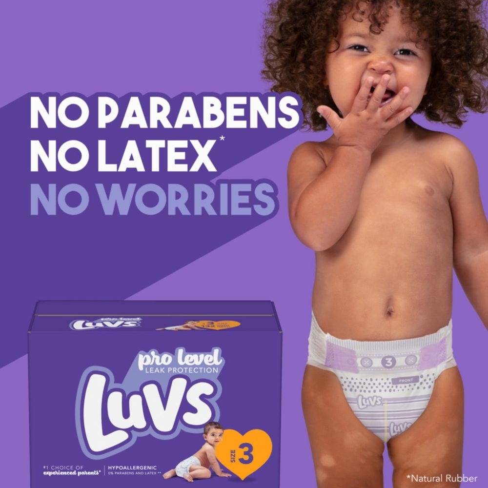 slide 4 of 6, Luvs Size 7 Base Diapers, 64 ct