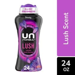 Downy Unstopables In Wash Scent Booster Beads, Lush Scent, 24 oz, Laundry Beads for Odor Protection, Downy Scent Booster Beads, Laundry Scent Boosters