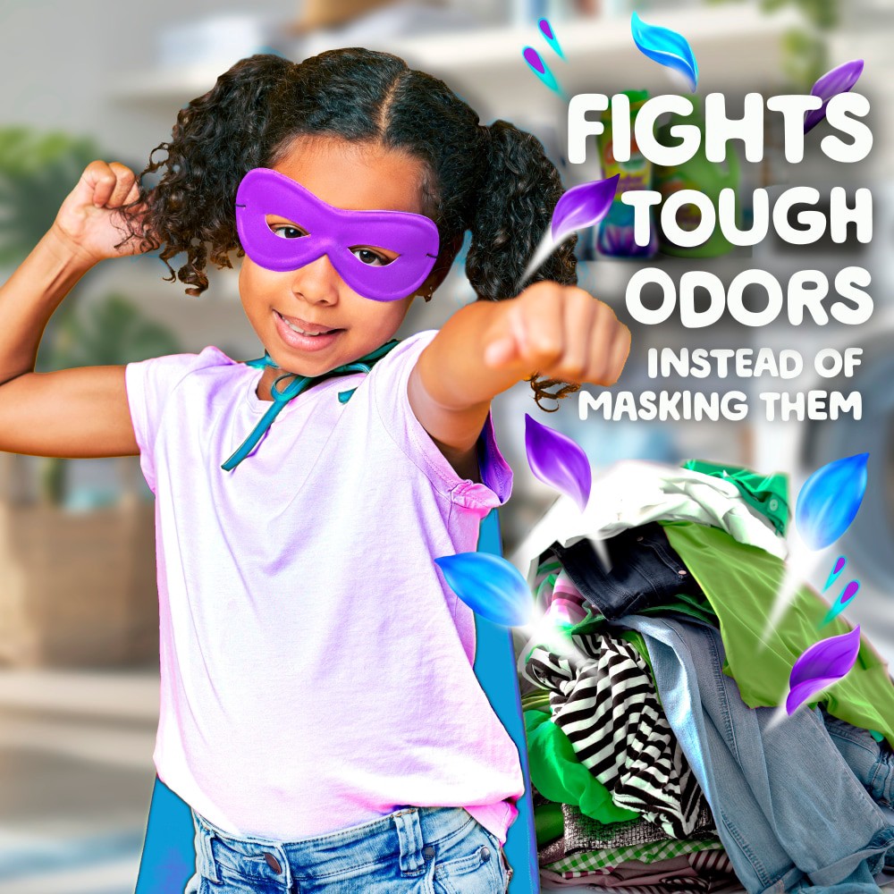 slide 5 of 6, Gain Odor Defense In-Wash Scent Booster Beads, Super Fresh Blast, 18.2 Oz., 1 ct