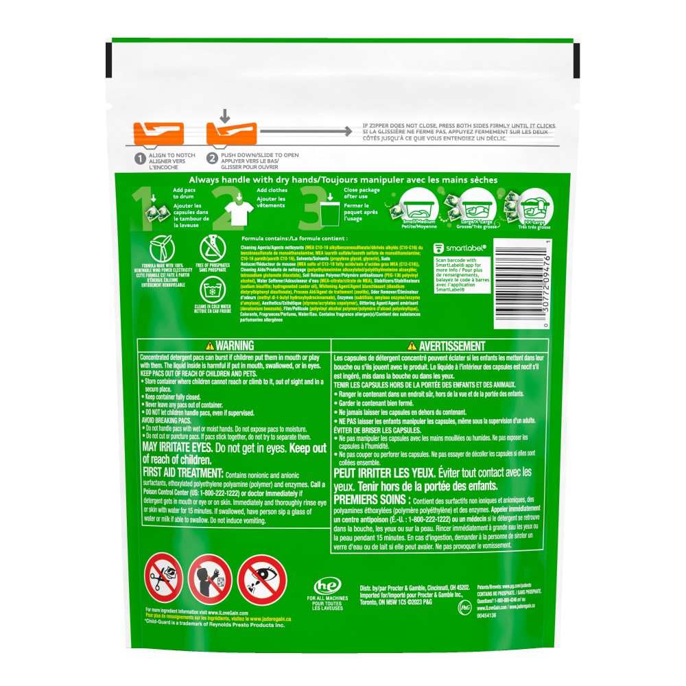 slide 2 of 6, Gain Flings Spring Daydream Liquid Laundry Detergent Soap Pacs, 31 ct