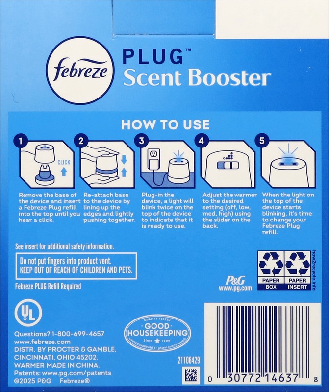 slide 2 of 4, Febreze Plug Scent Booster, 1 ct