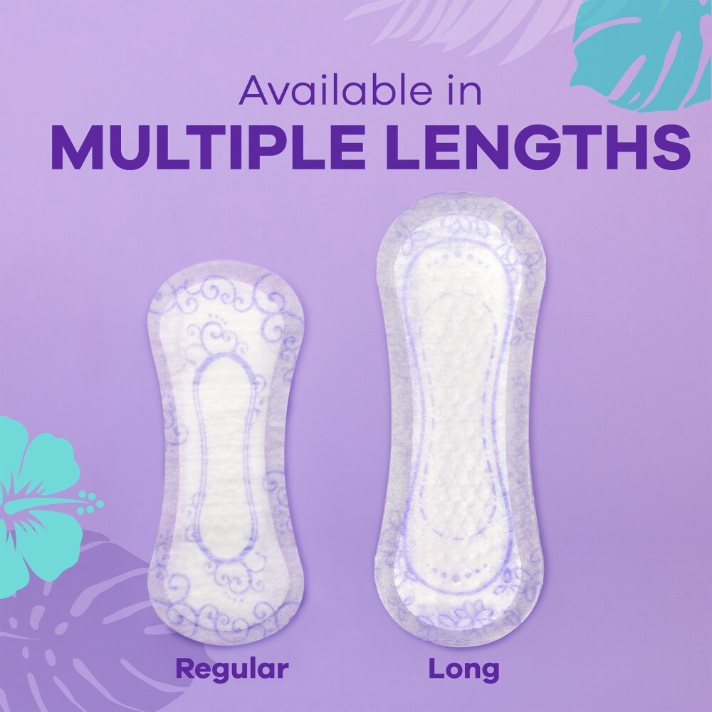 slide 5 of 6, Always Daily Protect Liners, Long Length, Unscented, 46 Count, 46 ct