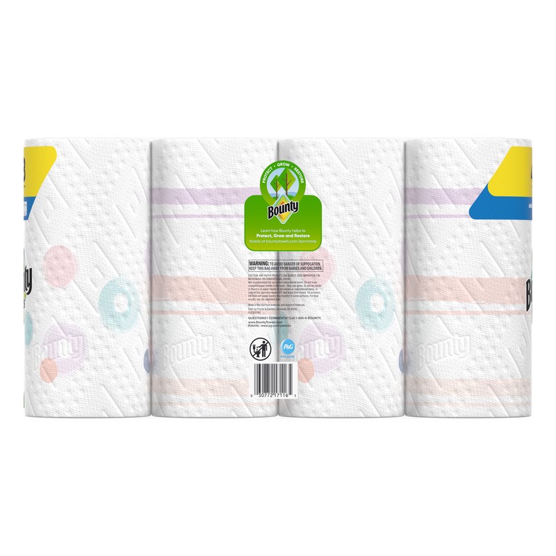 slide 3 of 3, Bounty Paper Towels Select-A-Size, 4 Count, 4 count