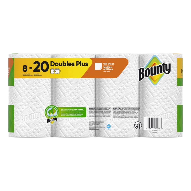 slide 3 of 4, Bounty 8double Plus, 8 ct