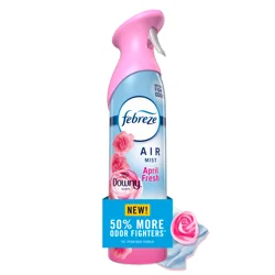 Febreze Air Mist Air Freshener Spray Odor Fighting Room Spray Downy April Fresh Scent, 8.1 oz