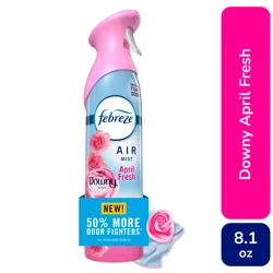 Febreze Air Mist Air Freshener Spray Odor Fighting Room Spray Downy April Fresh Scent, 8.1 oz