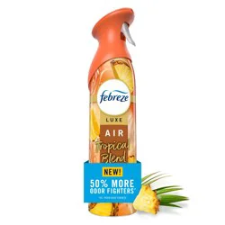Febreze Air Mist, Luxe Air Freshener Spray, Odor Fighting Room Spray, Tropical Blend Scent, 8.1oz, 8.1 oz