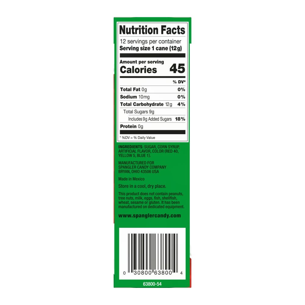 slide 6 of 6, Spangler Candy Canes 12 ea, 12 ct