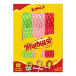 Starburst® Assorted Flavored Candy Canes Compact Box
