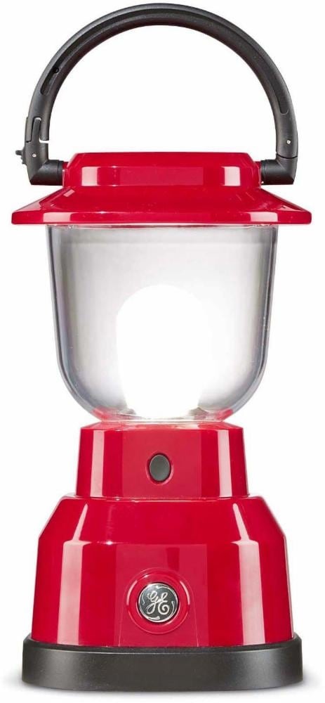 slide 1 of 1, Ge Enbrighten Weather-Resistant Dimmable Led Lantern - Crimson Red, 1 ct