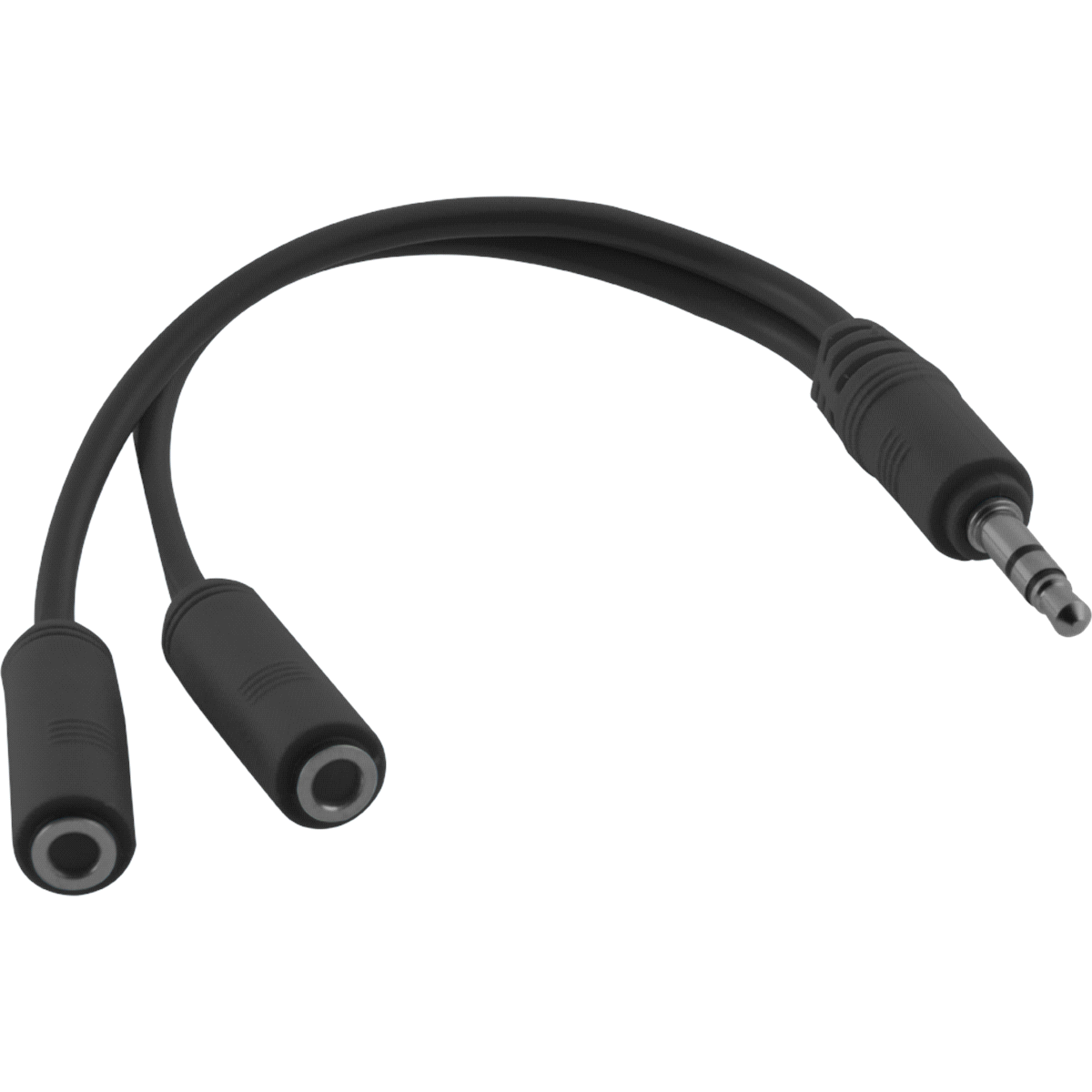 slide 2 of 3, GE 3.5mm Audio Splitter, 6.5 in